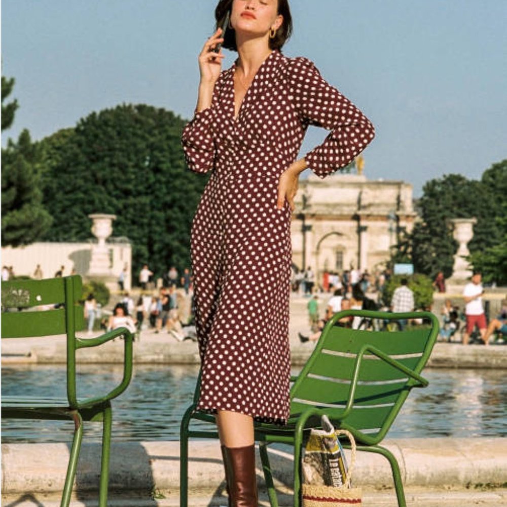 Rouje Clementine Midi Dress (34) NWOT